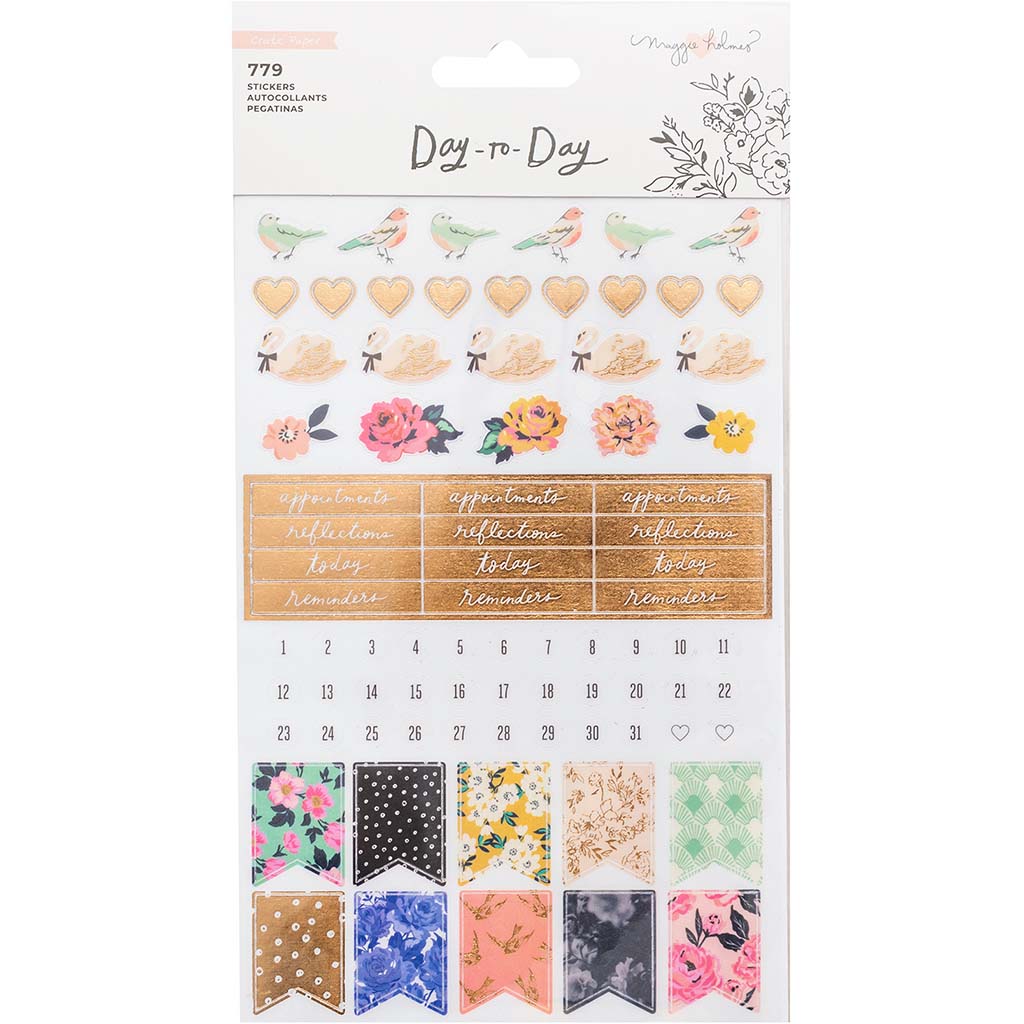 Disc Planner Phrase Sticker Book