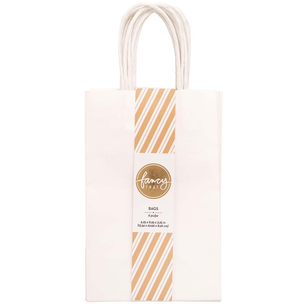 Gift Bag Small 6pk White