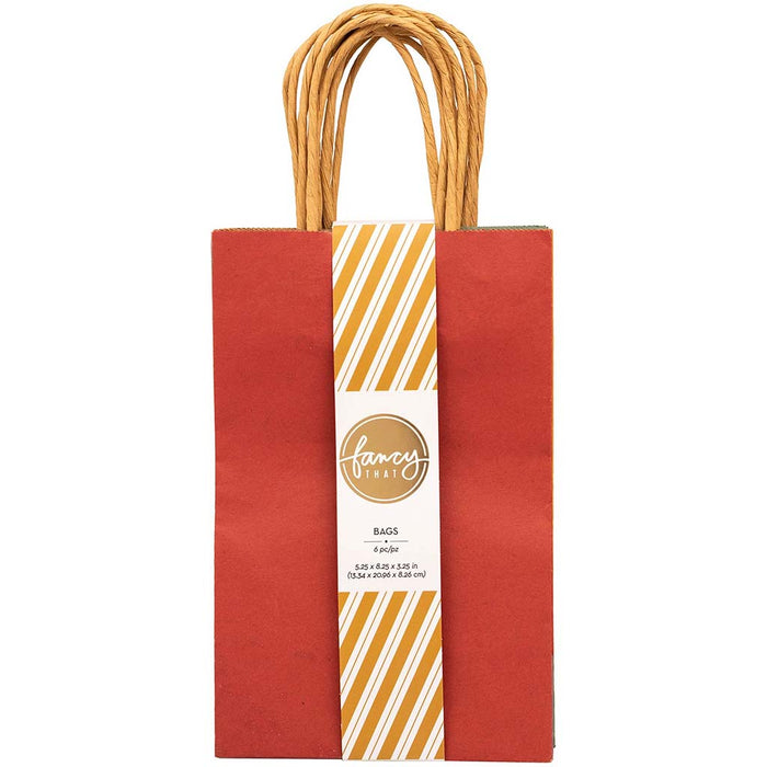 Fancy That Small Gift Bags 5.25"x8.25" 6/pkg-Brights