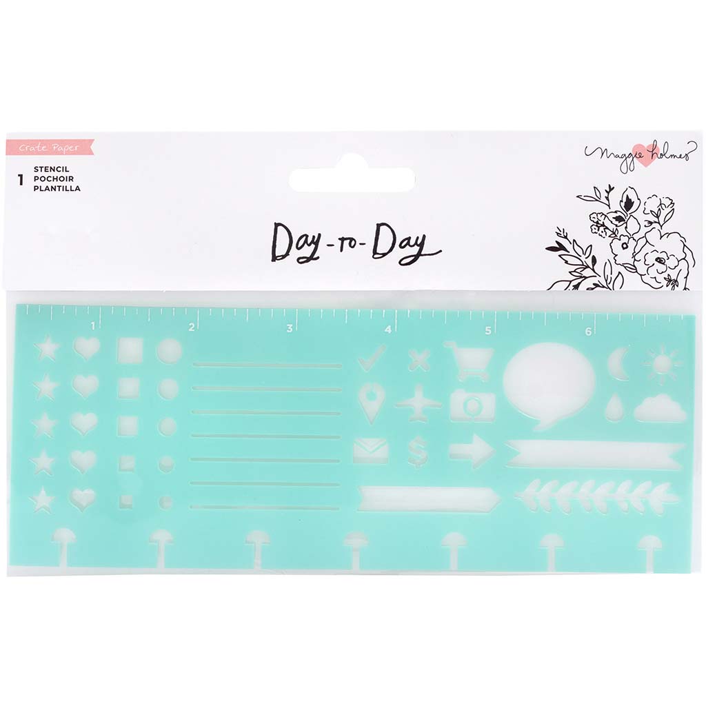 Disc Planner Icons Stencil