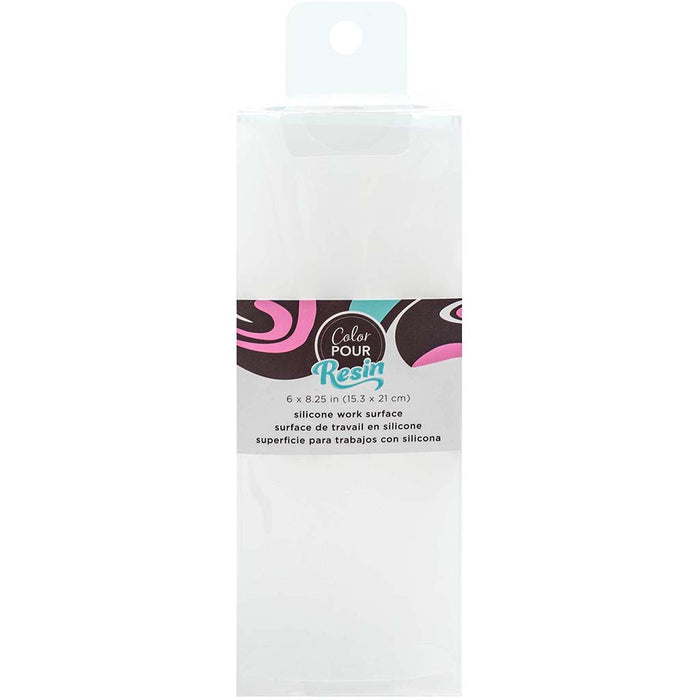 Color Pour Resin Silicone Work Surface Mat 6in x 8.25in