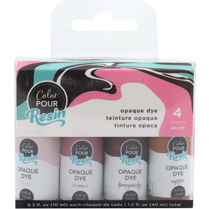 Color Pour Resin Opaque Dye -Natural-4 pcs 0.3oz