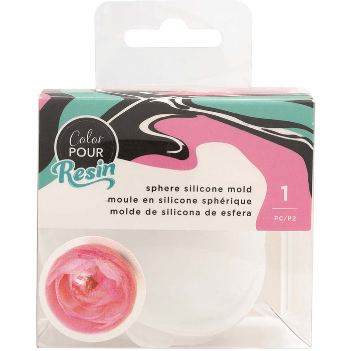 Color Pour Resin Mold-Large Sphere