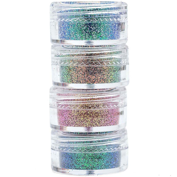 Color Pour Resin Mix-Ins-Color Changing Glitter 0.3oz 4 Pack