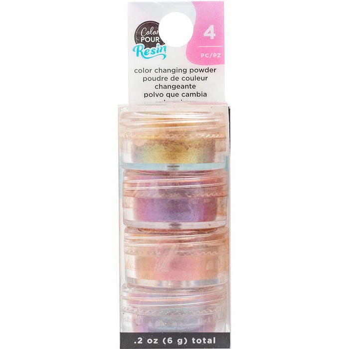 Color Pour Resin Mix In Color Changing Powder .2oz 4pk