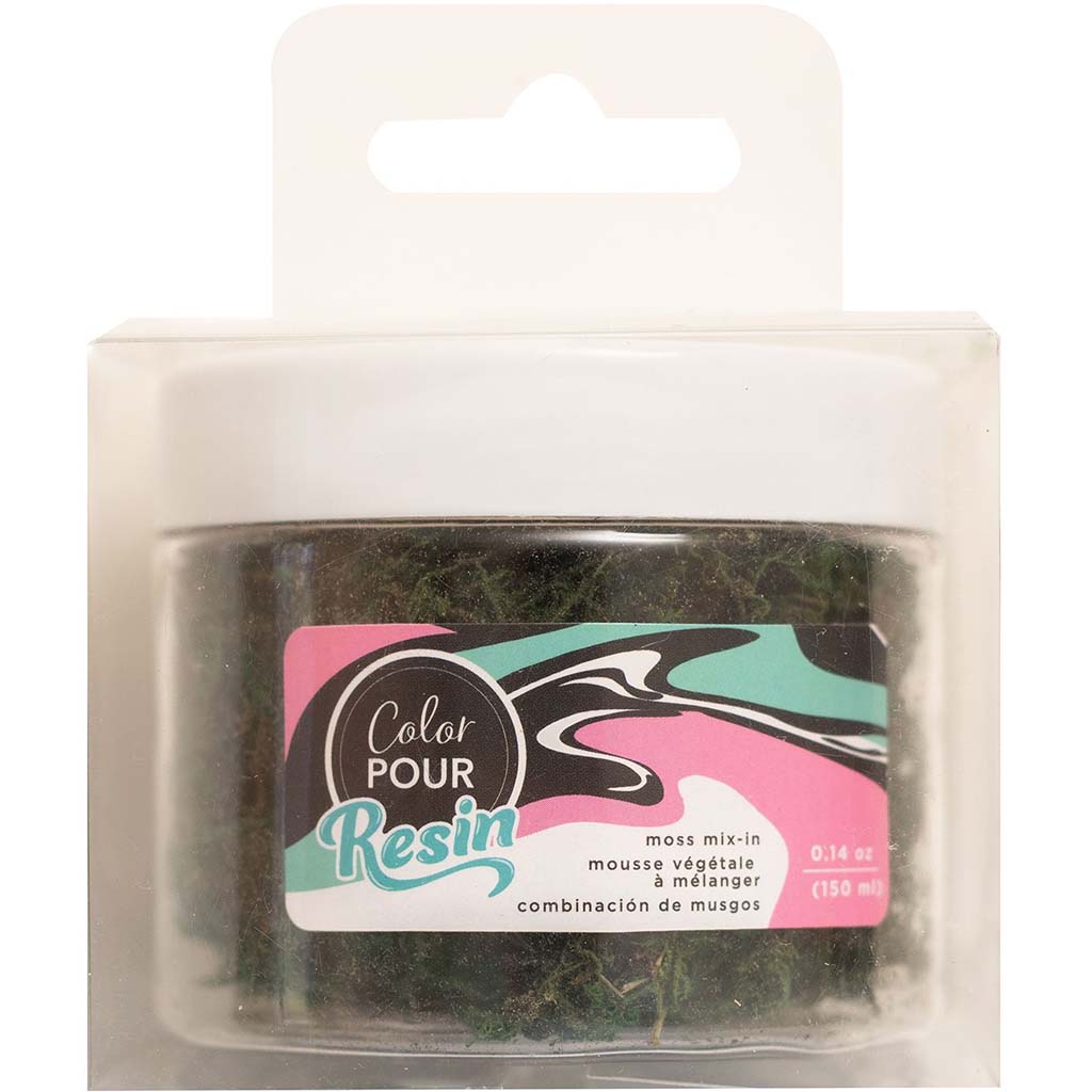 Color Pour Resin Mix In 14oz Moss