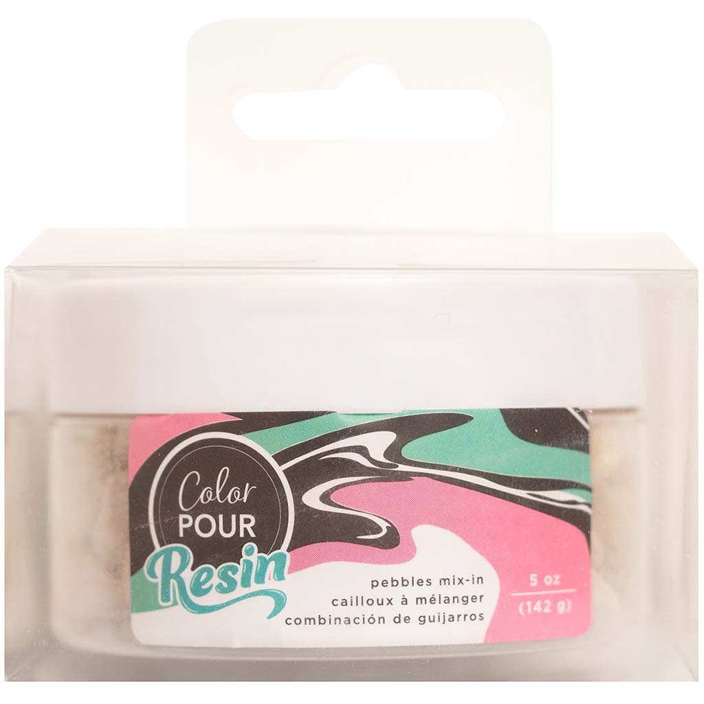 Color Pour Resin Mix In Pebbles, 5oz