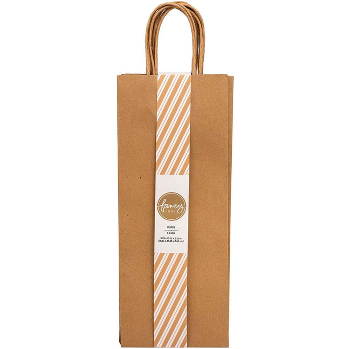 Fancy That Wine Gift Bags 5.25in x 3.25in | Set of 6 Gift Bags