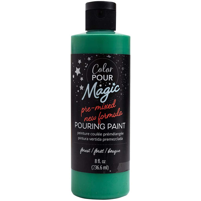 Color Pour Magic Pre-Mixed Paint 8oz- Forest