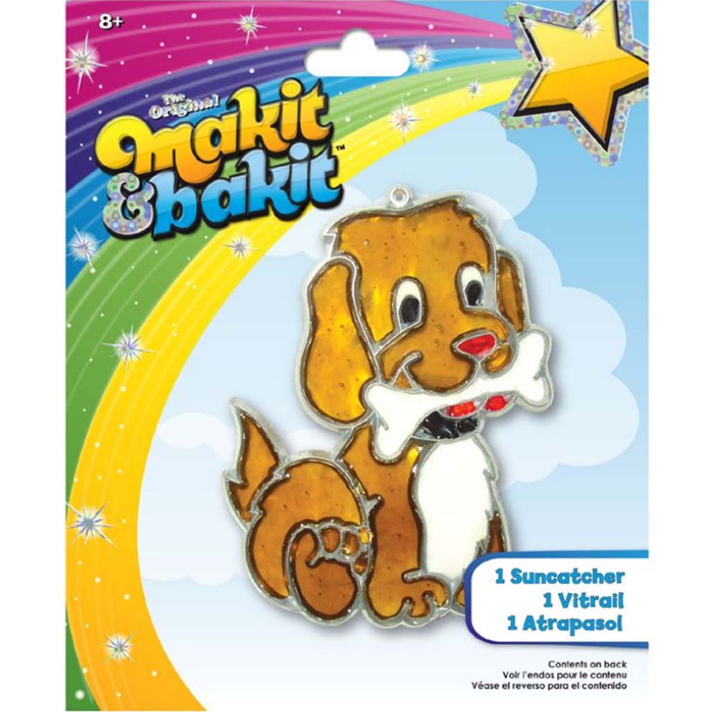 Makit &amp; Bakit Suncatcher Kit Puppy Bone