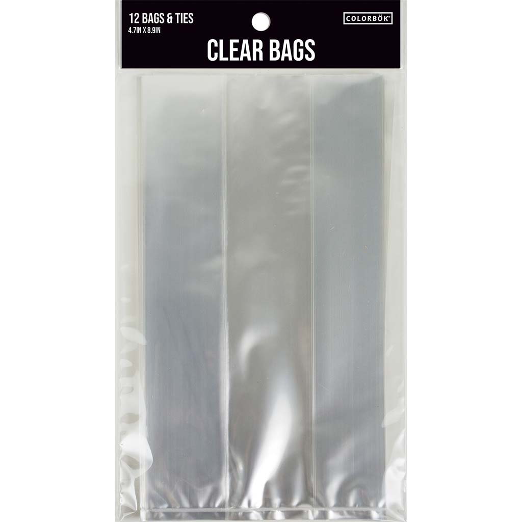 Clear Cellophane Bag Large, 12pc