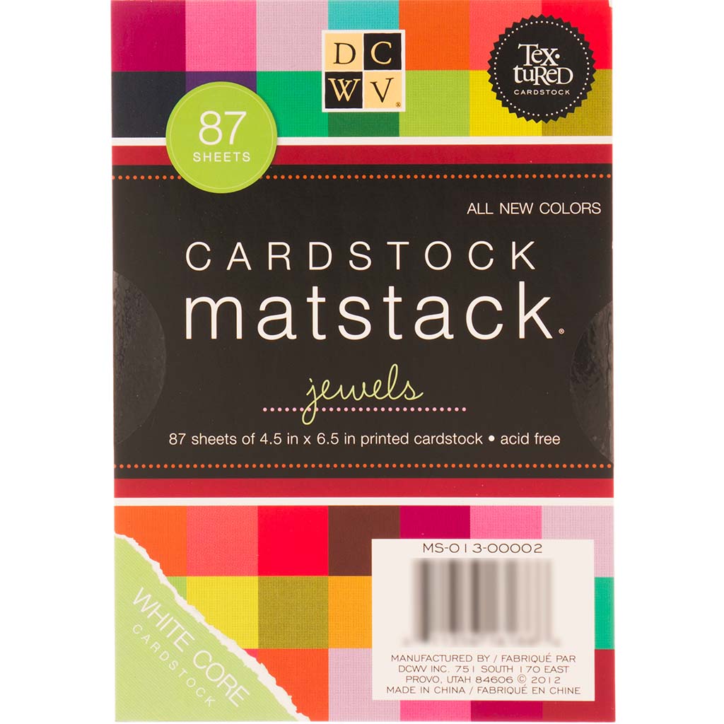 Cardstock Matstack Jewels, 4.5in x 6.5in