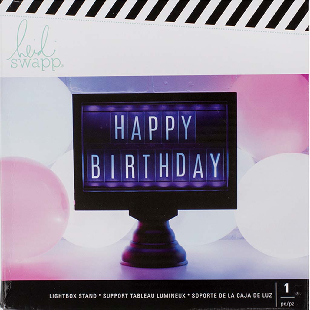 Display Stand Lightbox Glow, Black