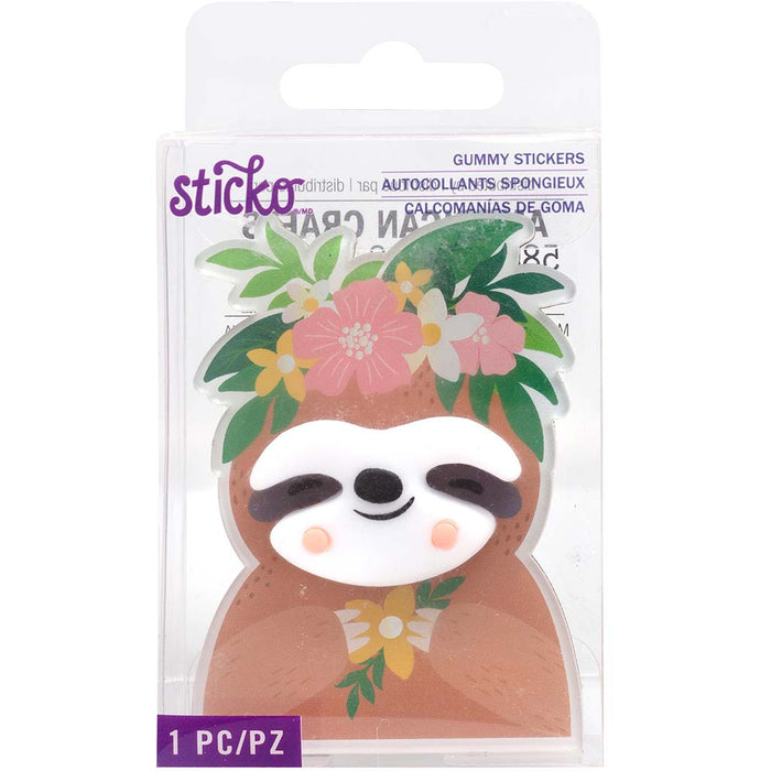 STICKO Gummy Sticker- Floral Animal