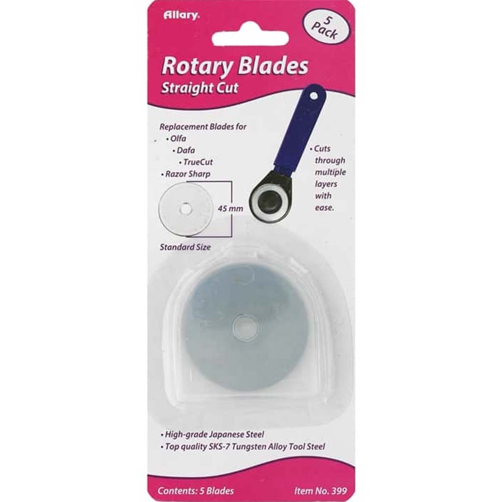 Rotary Blades Straight Cut, 5ct