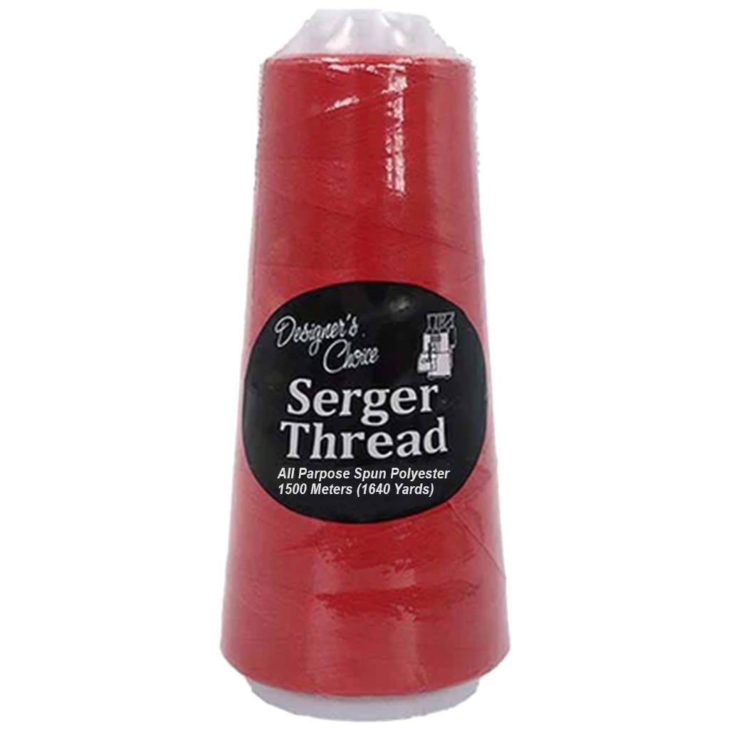 Serger Thread 1640 Yds, Red