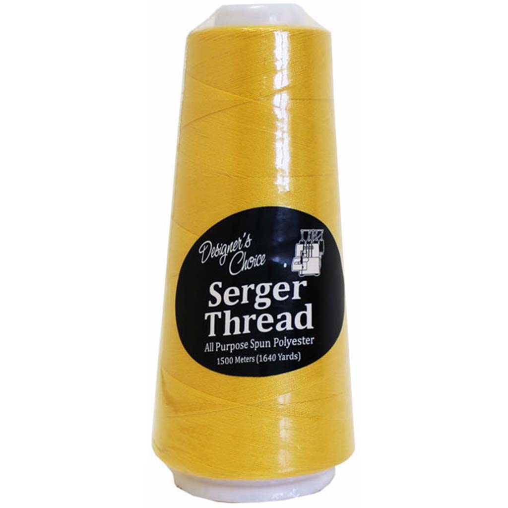 Serger Thread 1640 Yds, Gold