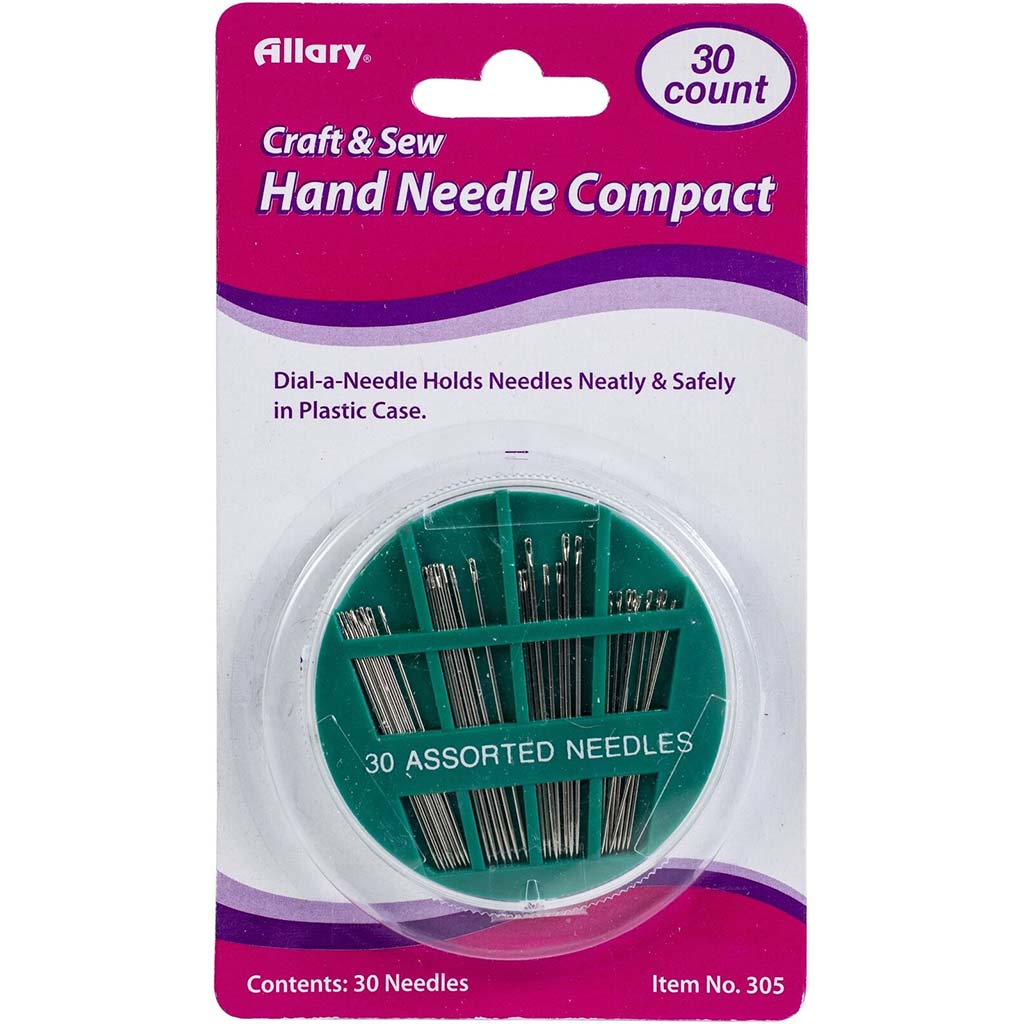 Hand Needles Compact Assorted, 30ct