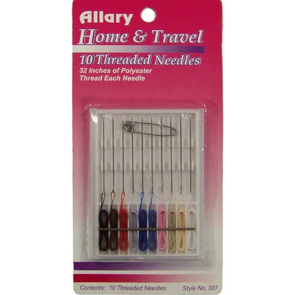 Pre-Threaded Needles, 10ct