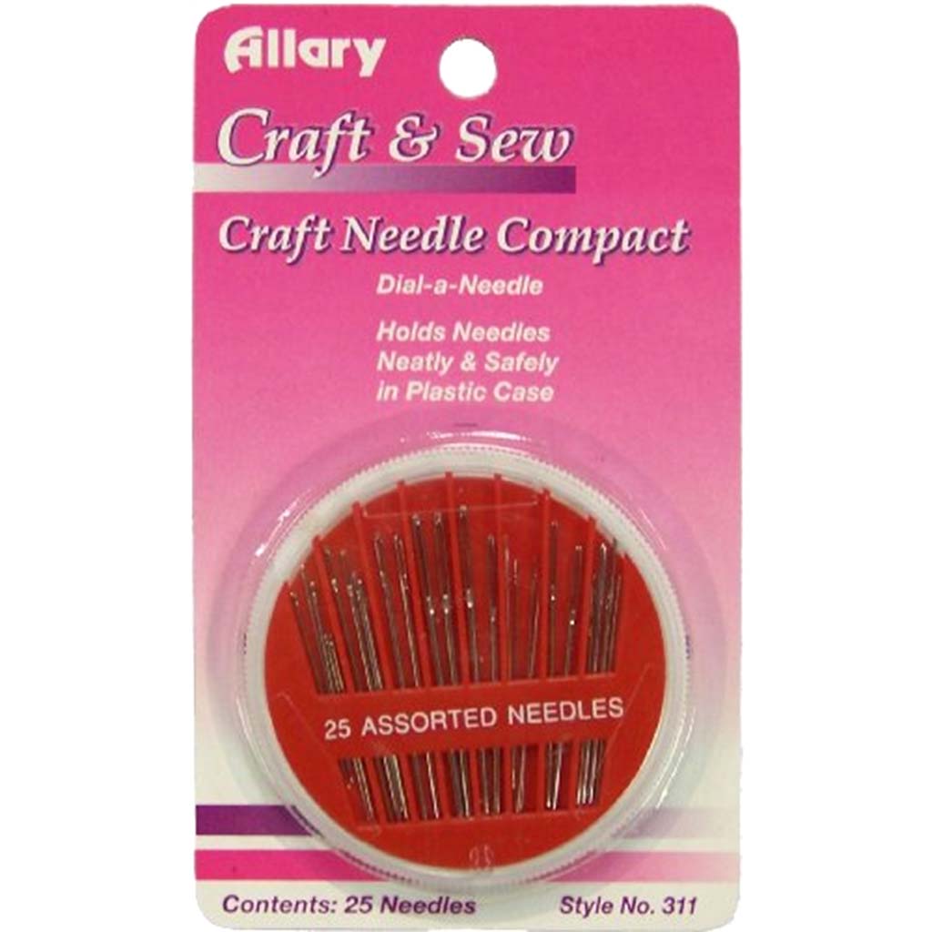 Compact Case Craft Hand Needles Assorted, 25ct