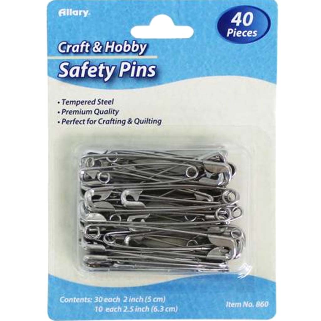 Premium Safety Pins, 40ct