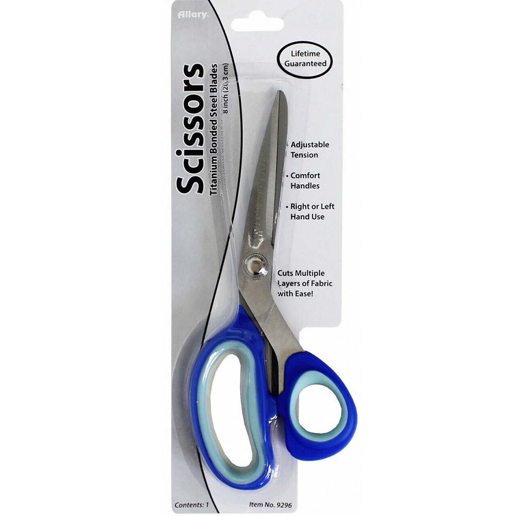 Titanium Bonded Steel Scissors, 8in