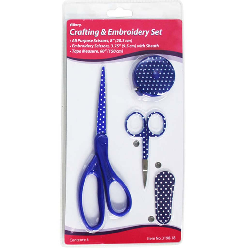 Polka Dots Crafting & Embroidery Set