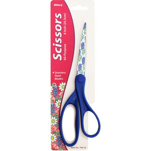 Floral Print Scissors 8in