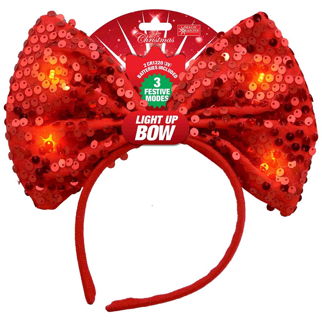 Led Bow Headband