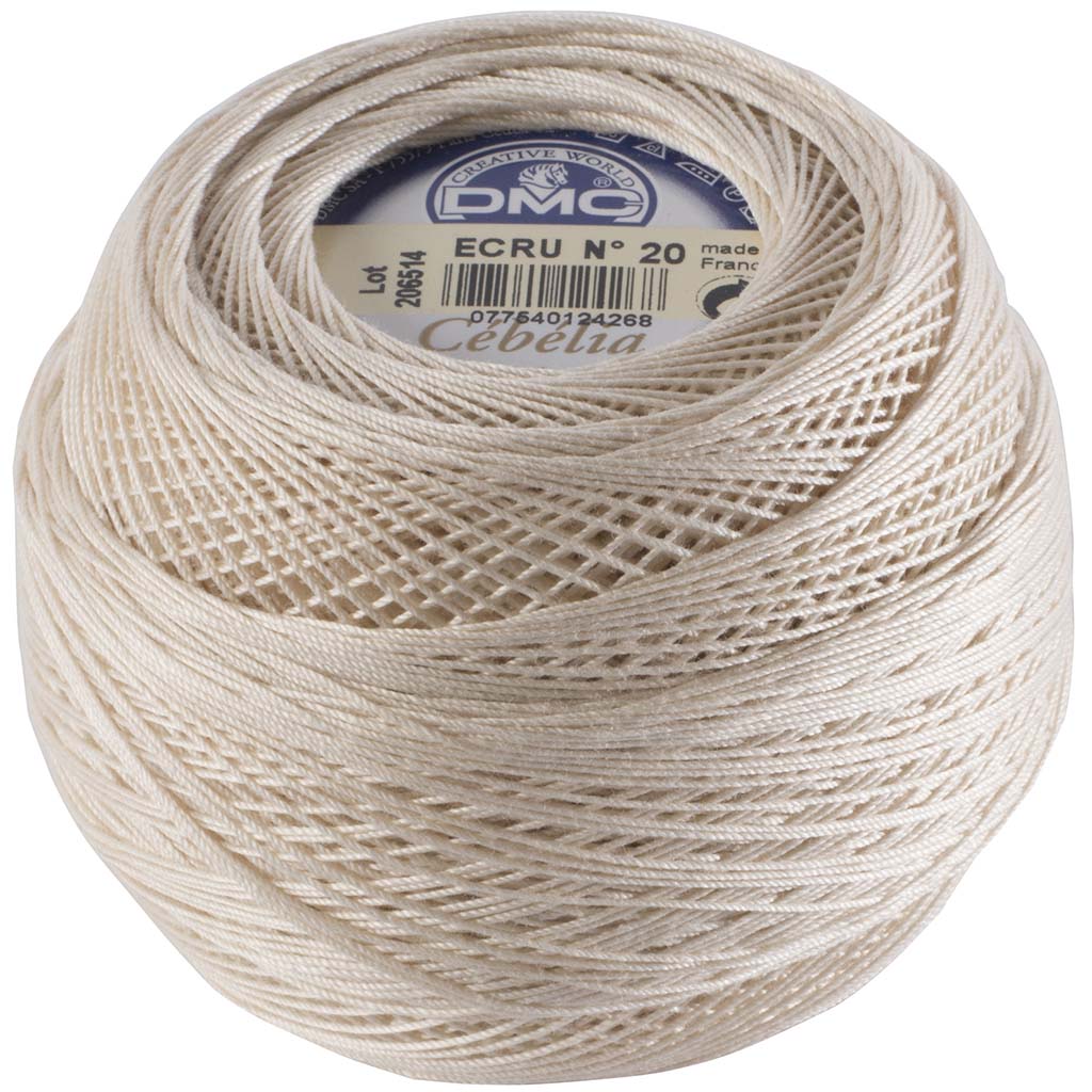 Crochet Cotton Thread 282yd Ecru