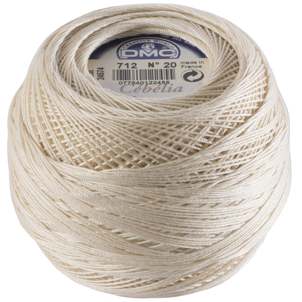 Crochet Cotton Thread 282yd Cream