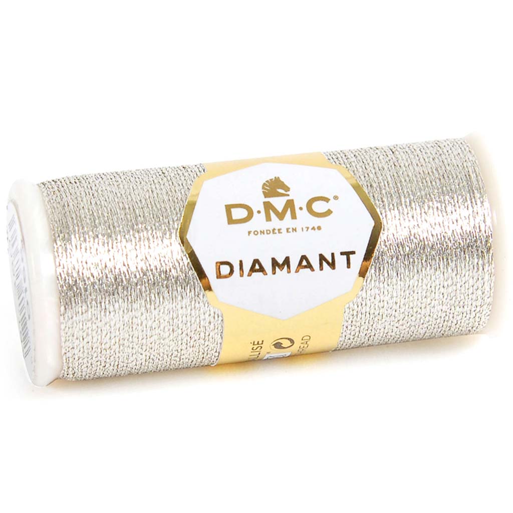 Diamant Metallic Thread 382yd Light Silver