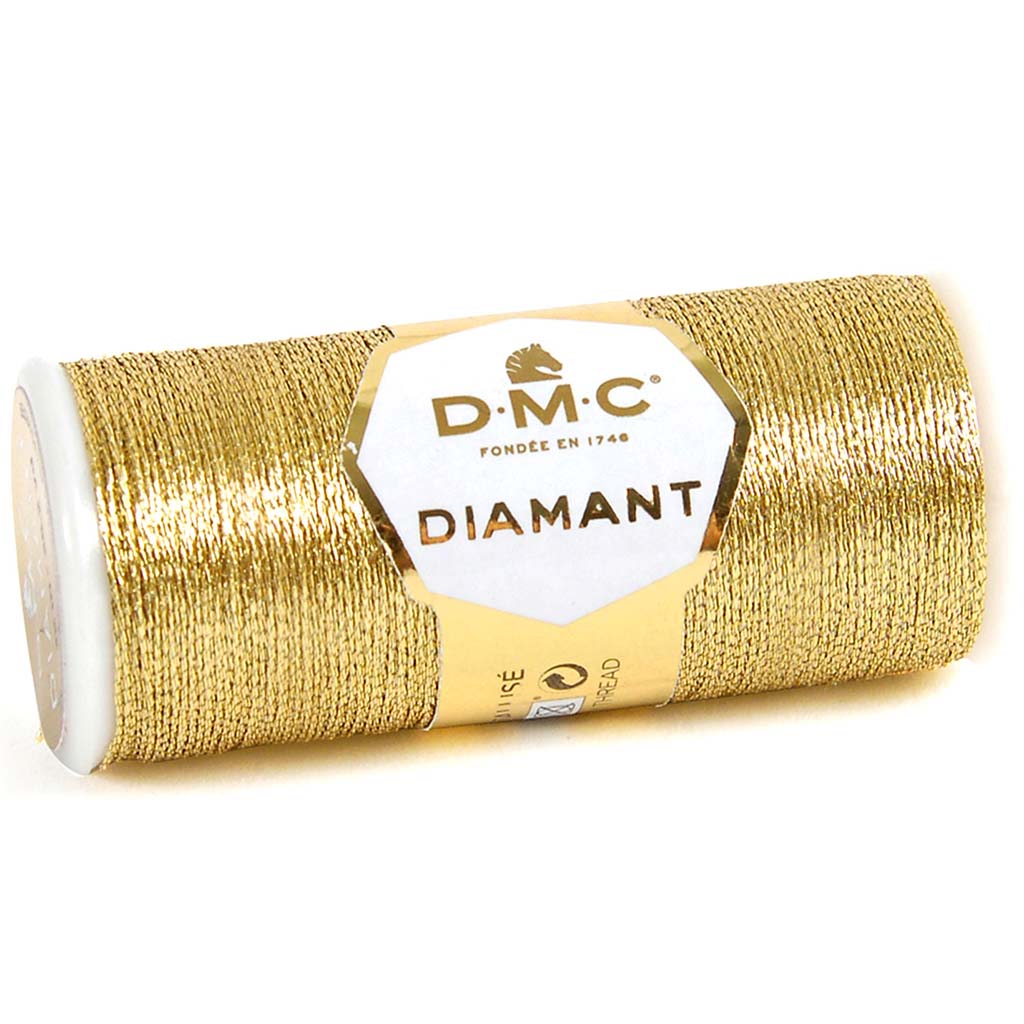 Diamant Metallic Thread 382yd Light Gold