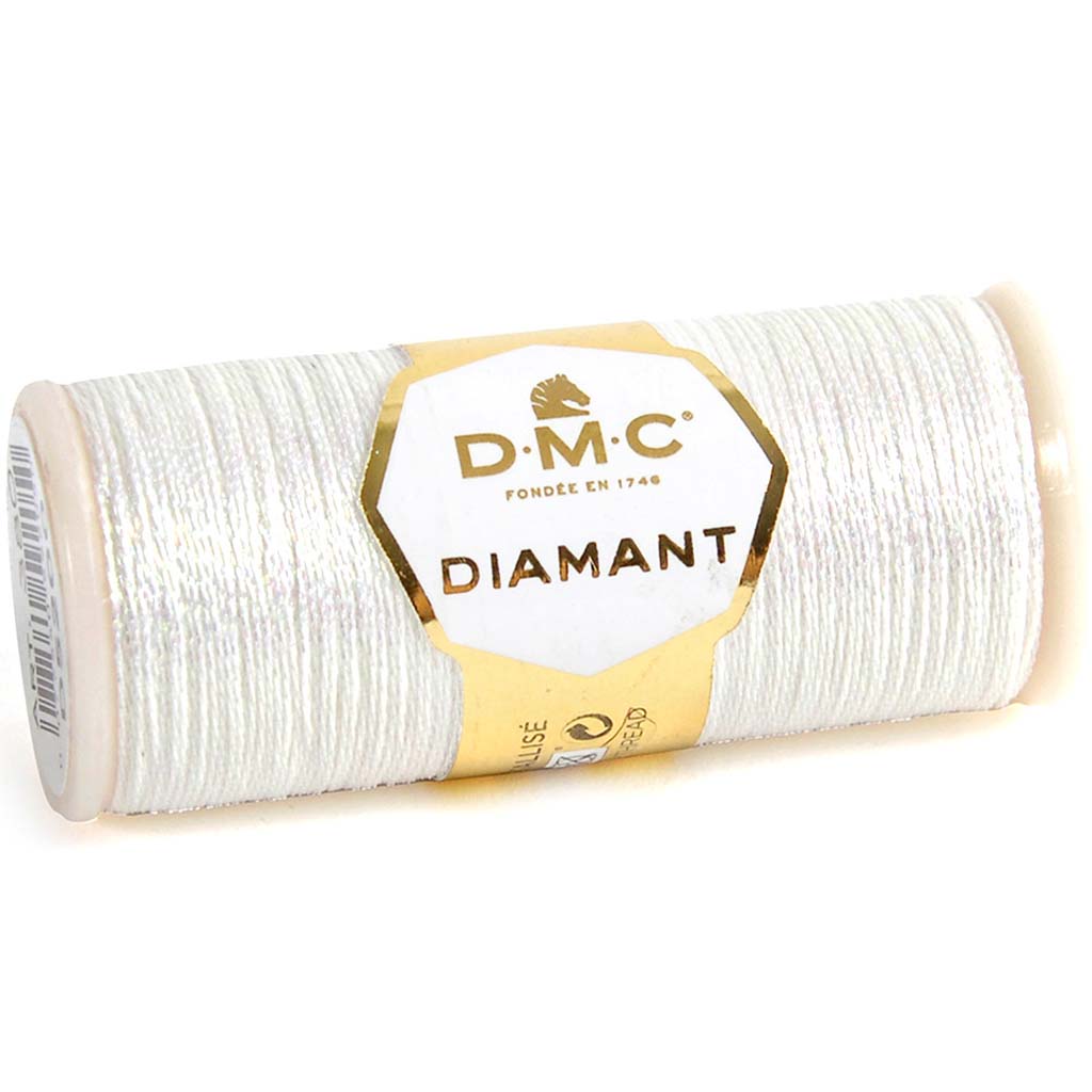 Diamant Metallic Thread 382yd White