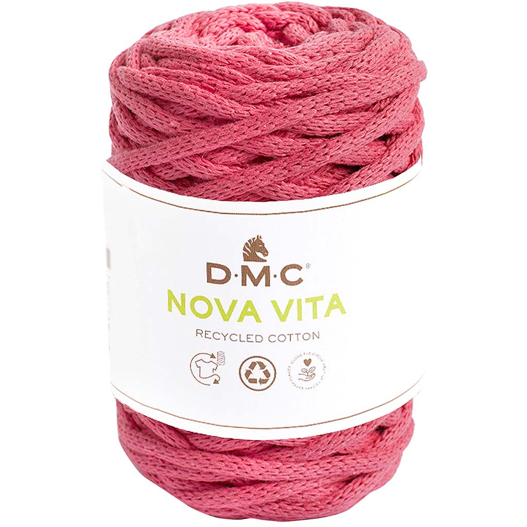 Nova Vita Recycled Yarn Shade 12mm Hot Pink