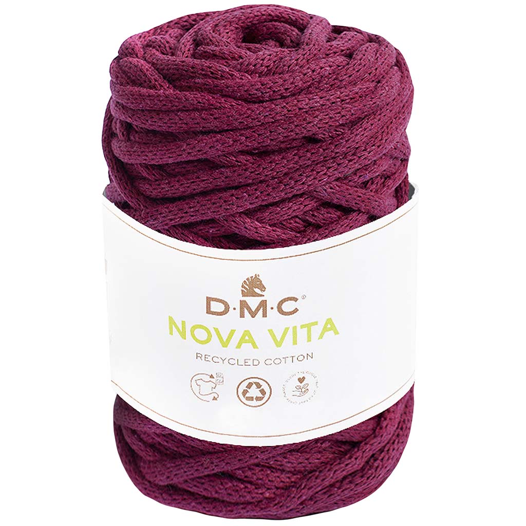 Nova Vita Recycled Yarn Shade 12mm Bordeaux