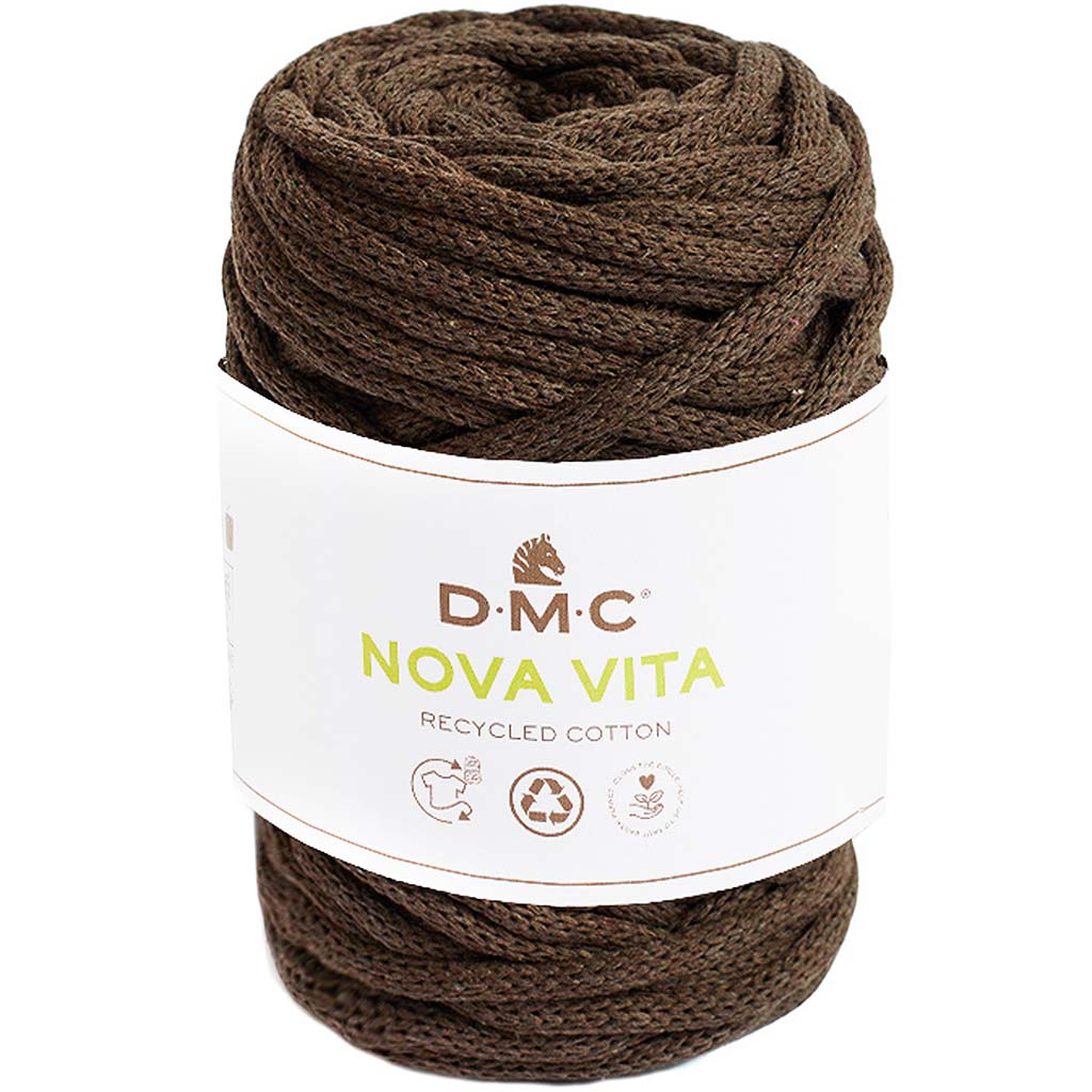 Nova Vita Recycled Yarn Shade 12mm Brown