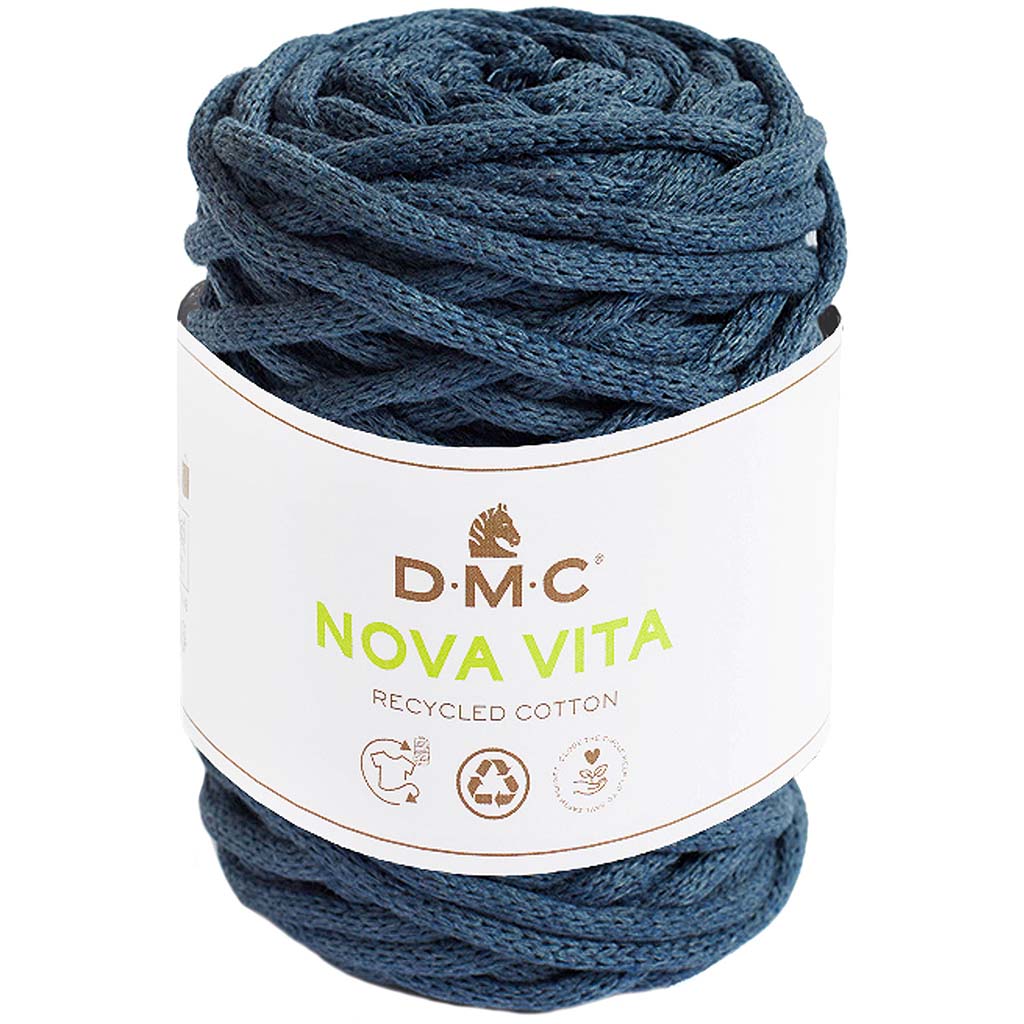 Nova Vita Recycled Yarn Shade 12mm Jeans Blue