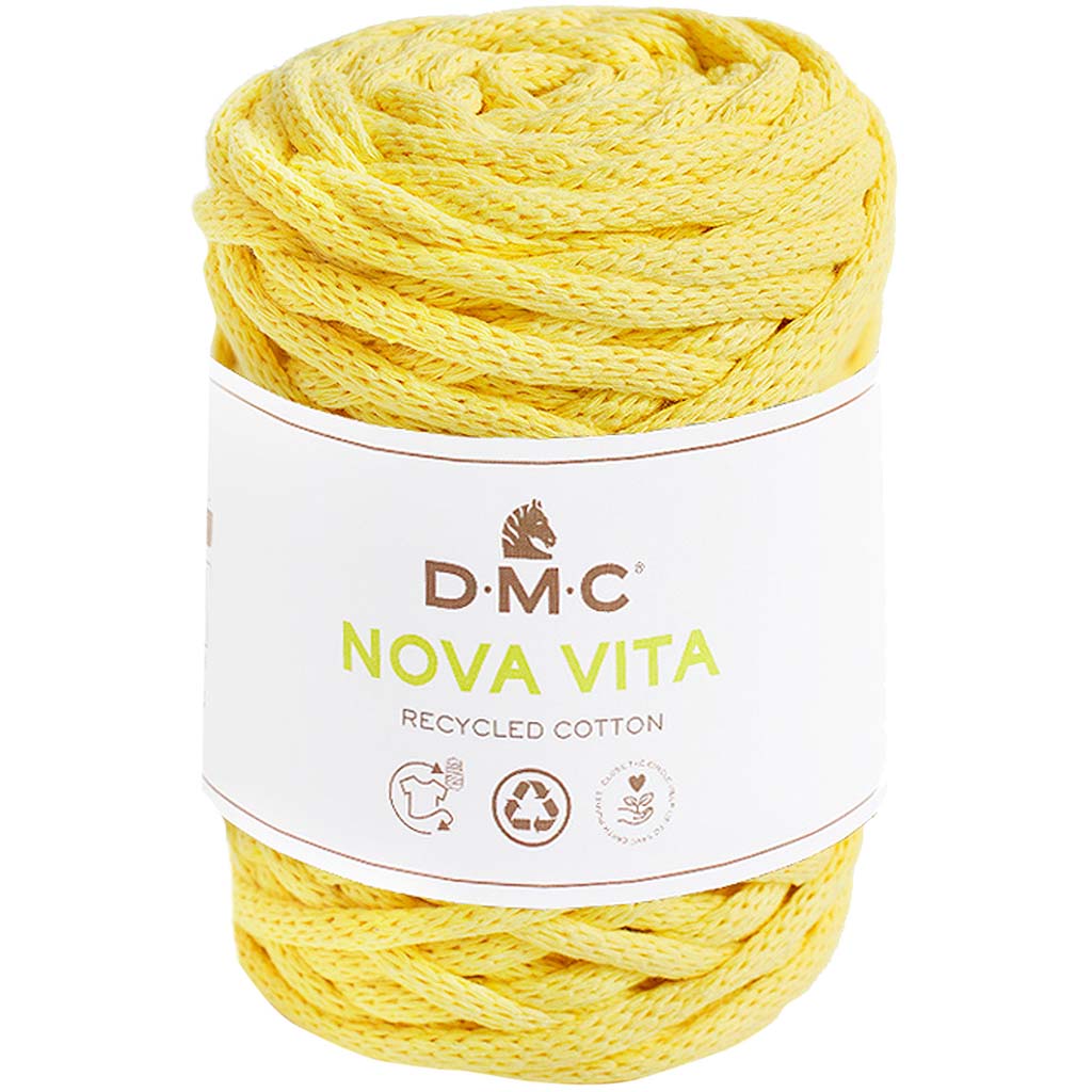 Nova Vita Recycled Yarn Shade 091 Yellow