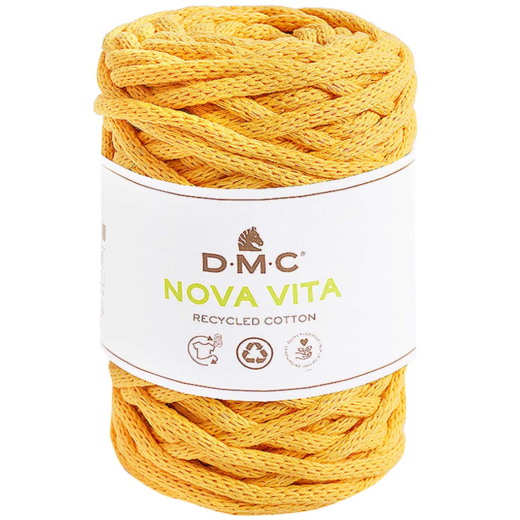 Nova Vita Recycled Yarn Shade 12mm Yellow