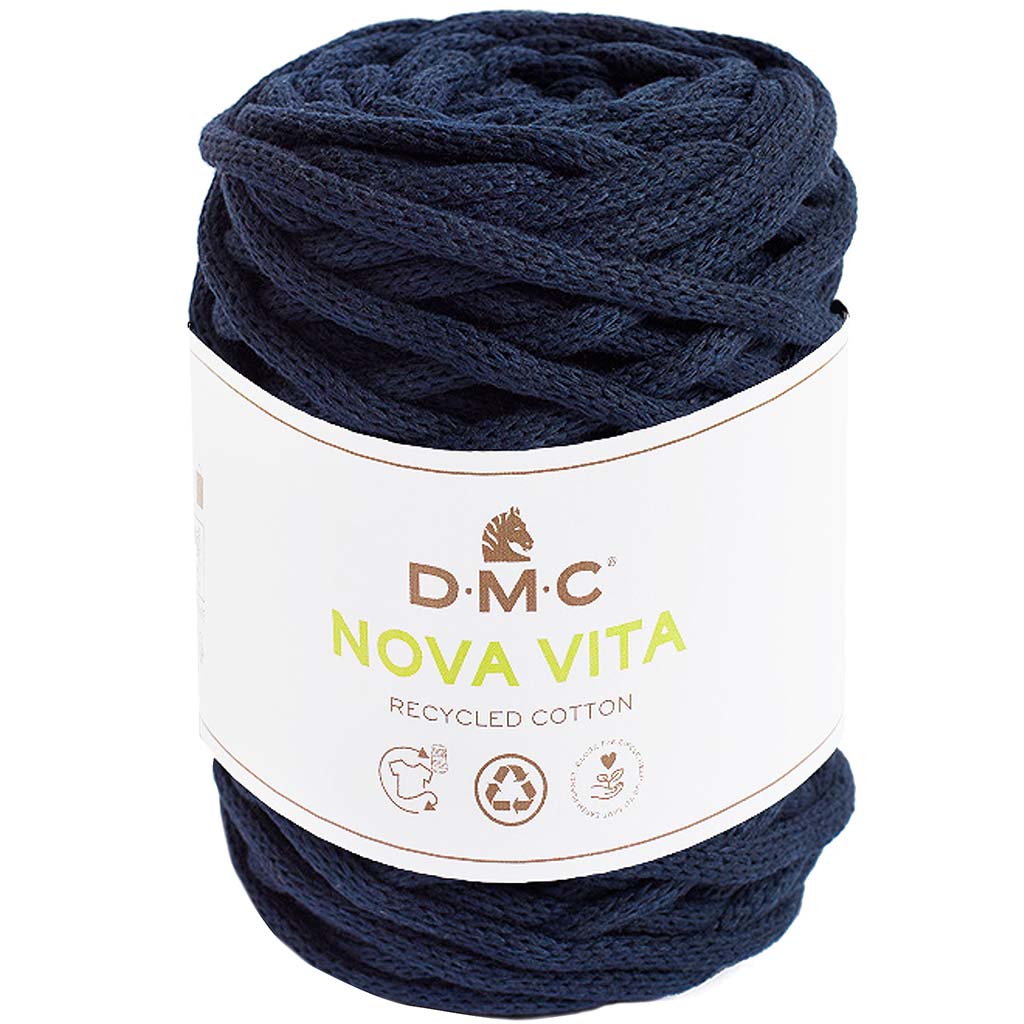 Nova Vita Recycled Yarn Shade 12mm Dark Blue