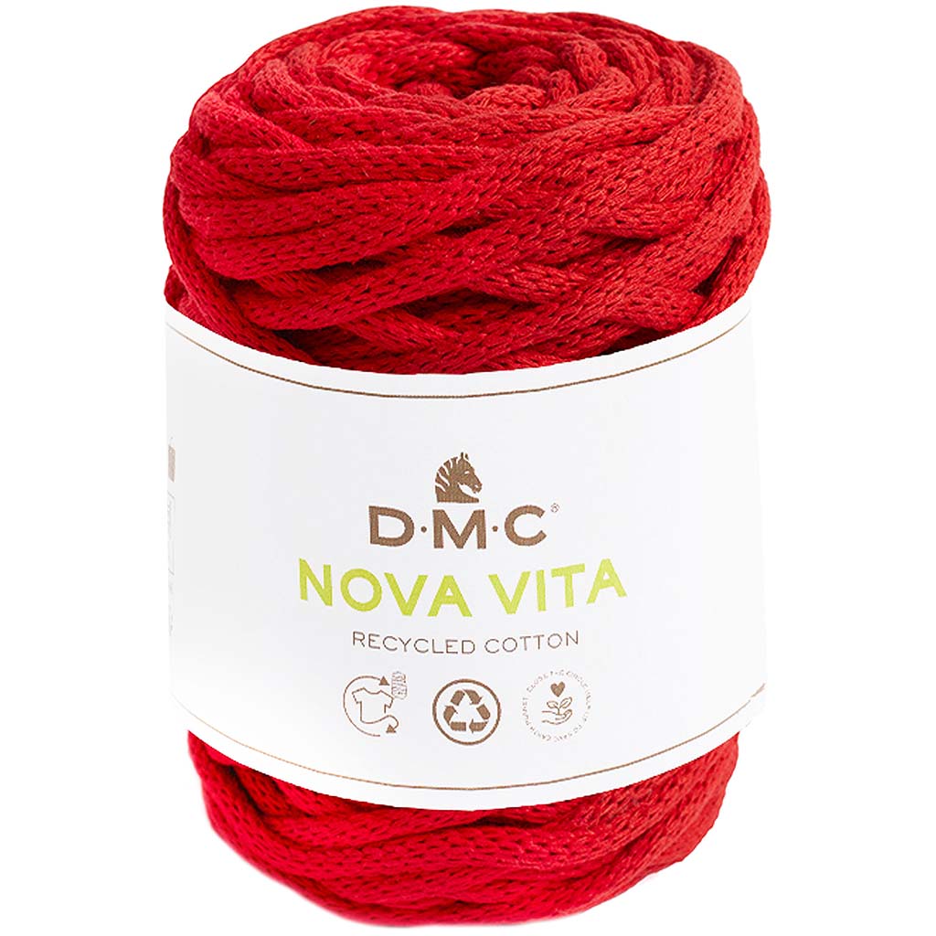 Nova Vita Recycled Yarn Shade 12mm Red