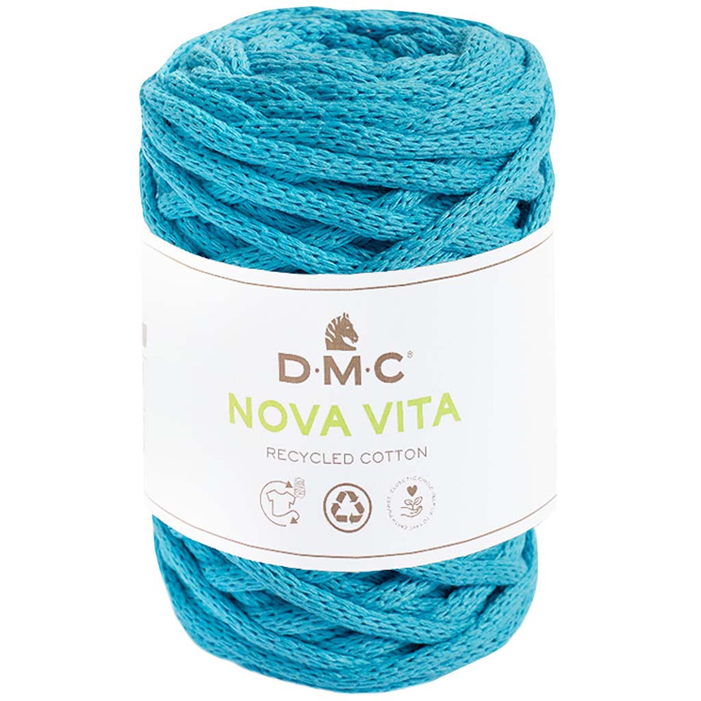 Nova Vita Recycled Yarn Shade 12mm Turquoise