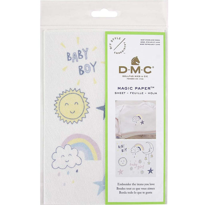 Magic Paper Embroidery Stars & Moon