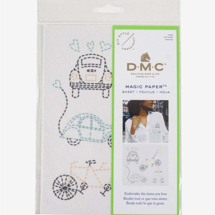 Magic Paper Embroidery Cars