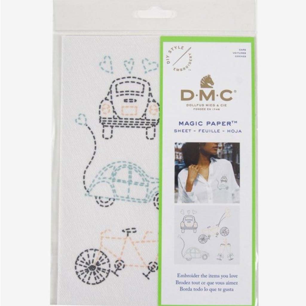 Magic Paper Embroidery Cars