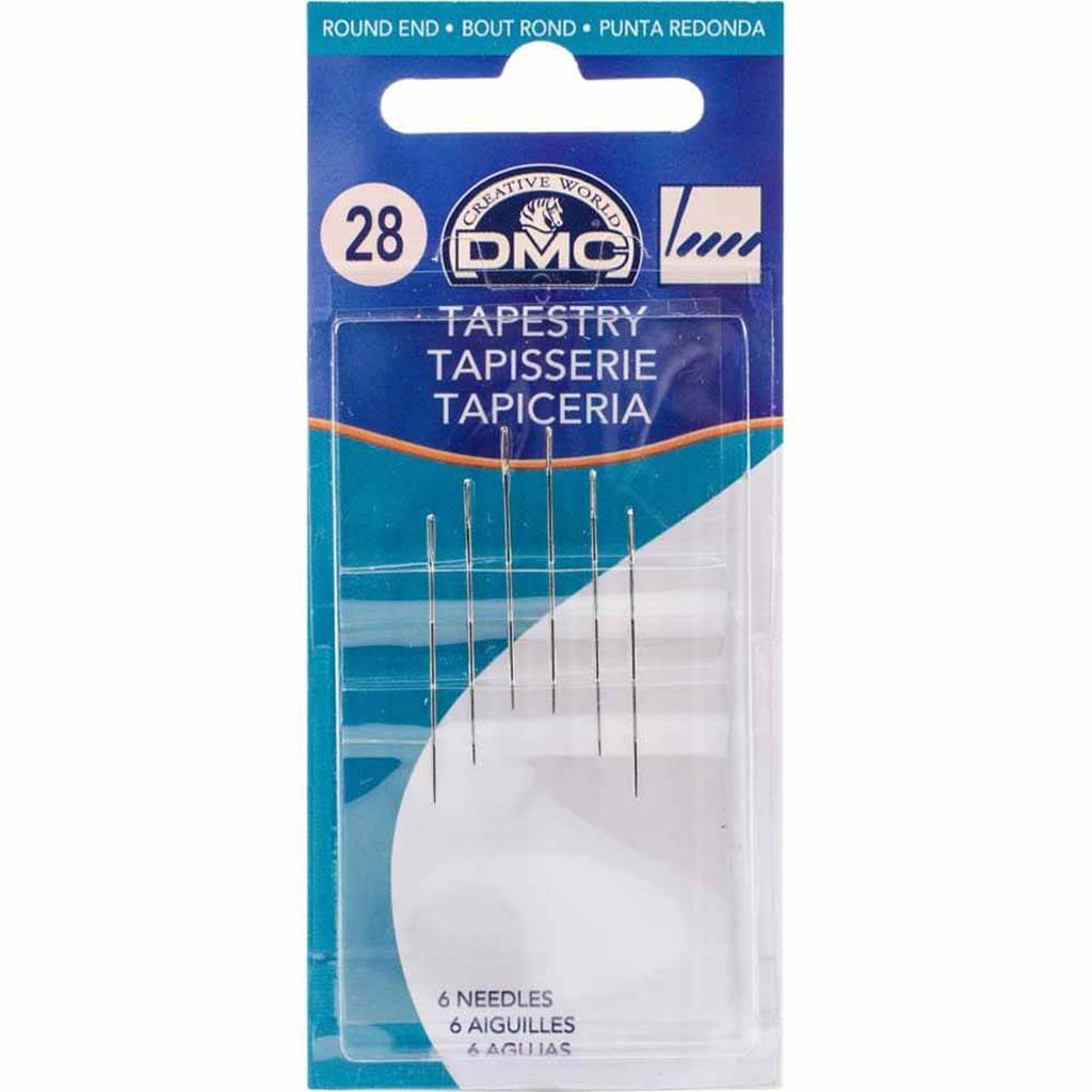 DMC Tapestry Hand Needles  Size 28 6/pkg