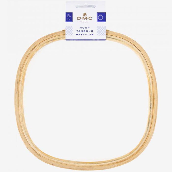 DMC Wooden Embroidery Hoop 21x21cm Quadrat