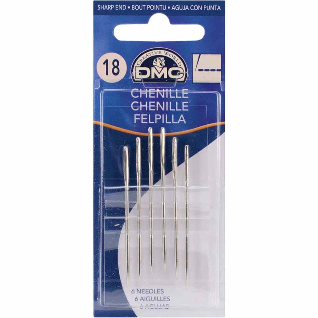 DMC Chenille Hand Needles Size 18 6/pkg