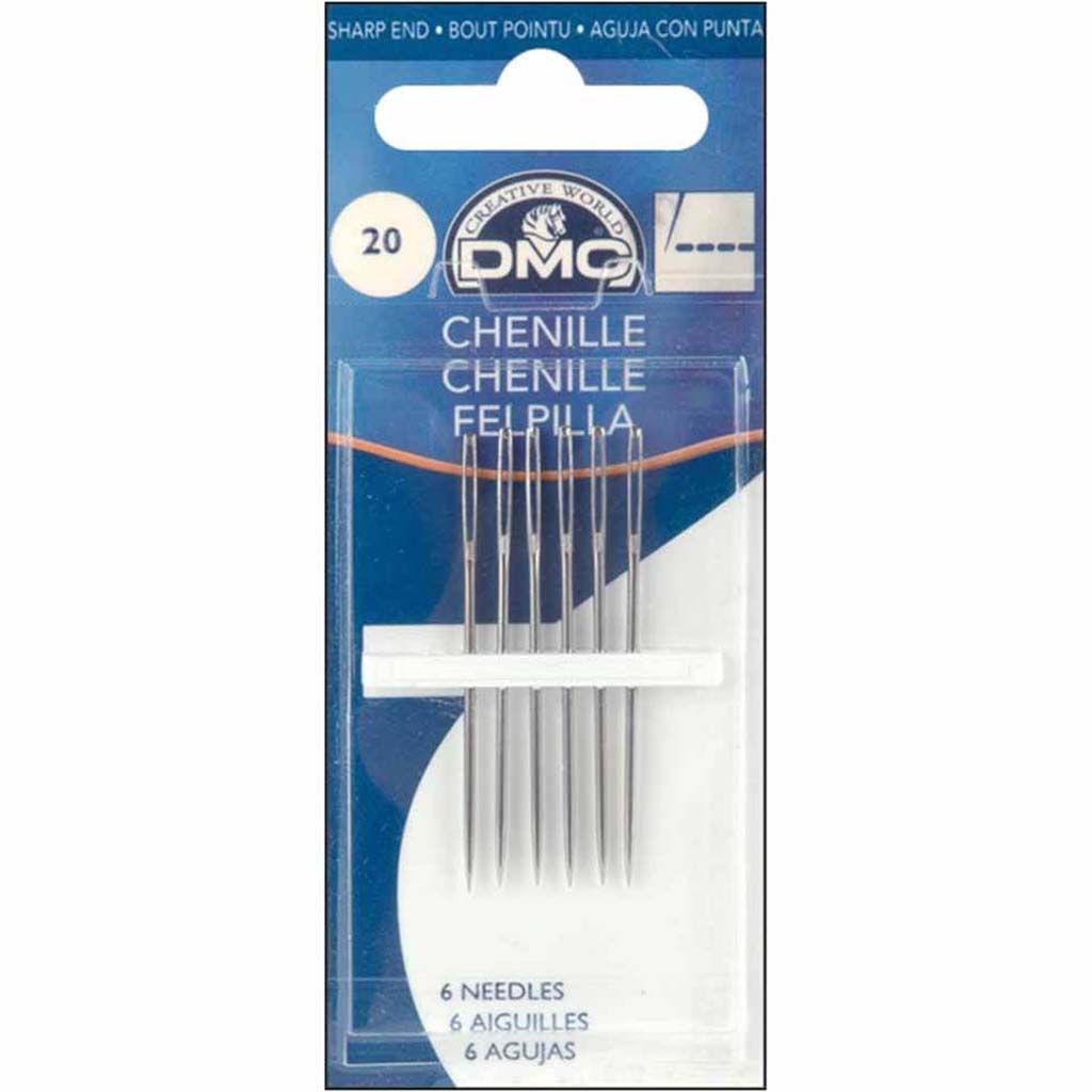 DMC Chenille Hand Needles Size 20 6/pkg